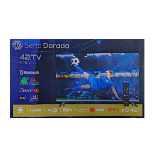 TV SERIE DORADA 42" SMART 42TV-SD16T - Imagen 2