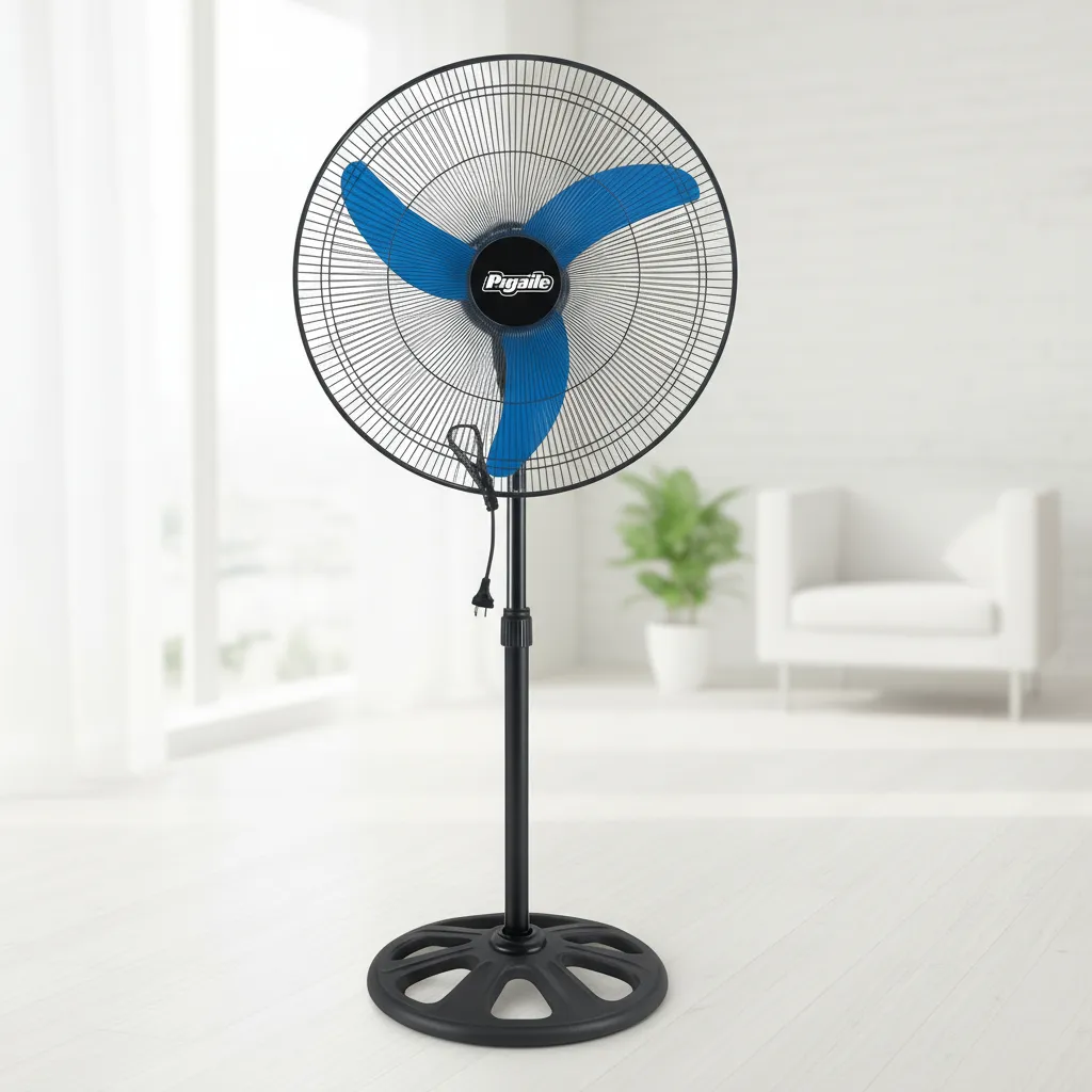 VENTILADOR DE PIE 20" PIGALLE FY-2010A PALETAS METÁLICAS - Imagen 2