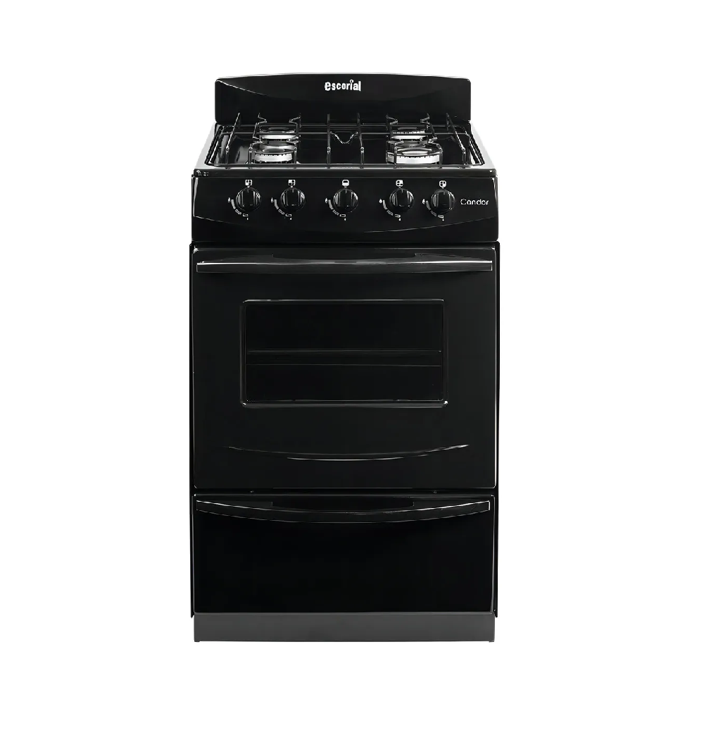 COCINA ESCORIAL CANDOR GAS ENVASADO BLACK